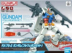 BANDAI GUN72740 EG 1/144 GUNDAM RX-78-2 FULL WEAPON SET