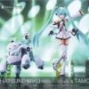 KOTOBUKIYA Hatsune Miku Frame Arms Girl Figurine Plastic Model Kit Music Girl Hatsune Miku (Maruttoys Ver.) & Tamotu (Miku Ver.) 15 Cm -Jouet Modèle Boutique 10887531p