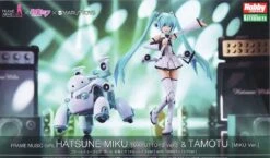 KOTOBUKIYA Hatsune Miku Frame Arms Girl Figurine Plastic Model Kit Music Girl Hatsune Miku (Maruttoys Ver.) & Tamotu (Miku Ver.) 15 Cm