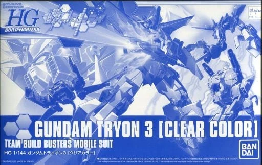 BANDAI GUN800002 GUNPLA HG 1/144 GUNDAM TRYON 3 CLEAR COLOR 3 BANDAI GUN800002 GUNPLA HG 1/144 GUNDAM TRYON 3 CLEAR COLOR
