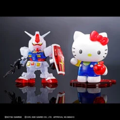 BANDAI SD HELLO KITTY/GUNDAM RX-78-2 EX STAND CLEAR LIMITED -Jouet Modèle Boutique 4573102605597 01