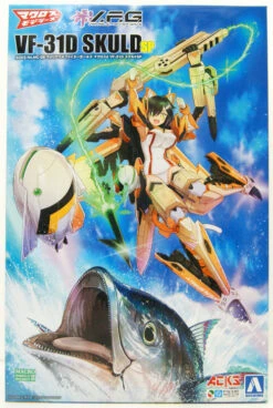 AOSHIMA MACROSS DELTA FIGURE MODEL KIT VF-31D Skuld SP 20 Cm