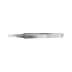VALLEJO FLAT ROUND STAIN STEEL TWEEZERS 120MM