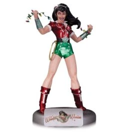 DC COMICS BOMBSHELLS STATUETTE HOLIDAY WONDER WOMAN 27 CM