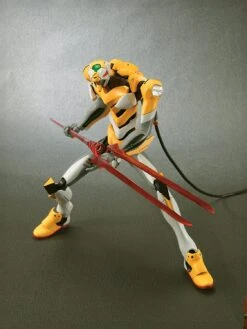 BANDAI EVA83694 EVANGELION MAQUETTE NEW MOVIE HG EVANGELION 00 JAUNE ET BLANC -Jouet Modèle Boutique eva02 eva 00 proto type 5