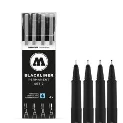 MOLOTOW BLACLINER ETUI SET 2 4PCS