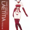 KOTOBUKIYA FRAME ARMS GIRLS PLASTIC MODEL KIT LAETITIA RYUU-BI 15 Cm