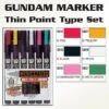 BANDAI GUNPLA MARKER GUNDAM SET FINE EDGE LINE -Jouet Modèle Boutique gms110 gundam marker thin point set set of 6 00