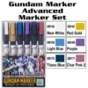 BANDAI GUNDAM ADVANCED SET 6 PCS -Jouet Modèle Boutique gms124 gundam marker advanced set set of 6