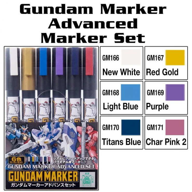 BANDAI GUNDAM ADVANCED SET 6 PCS 3 BANDAI GUNDAM ADVANCED SET 6 PCS