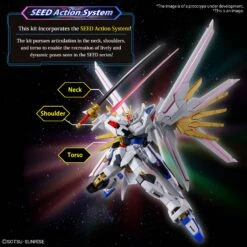 BANDAI HGCE 1/144 Mighty Strike Freedom Gundam -Jouet Modèle Boutique hg mighty strike freedom gundam o3