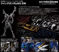 BANDAI GUN83852 HIRM HI-RESOLUTION MODEL 1/100 WING ZERO EW -Jouet Modèle Boutique hi res wzc release 4