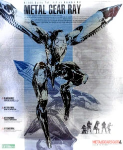 KOTOBUKIYA Metal Gear Solid 4 Figurine Plastic Model Kit 1/100 Metal Gear Ray 21 Cm Reissue