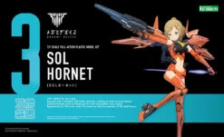 KOTOBUKIYA MEGAMI DEVICE 03 FIGURINE PLASTIC MODEL KIT 1/1 SOL HORNET 14 CM