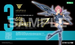 KOTOBUKIYA MEGAMI DEVICE FIGURINE PLASTIC MODEL KIT 1/1 SOL HORNET LOW VISIBILITY 14 CM