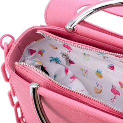 LOUNGEFLY SAC A MAINPOOL PARTY FLAMINGO CHUNKY -Jouet Modèle Boutique lflftb0630c