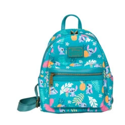 DISNEY LOUNGEFLY MINI SAC A DOS STITCH PINEAPPLE AOP