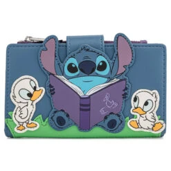 DISNEY LOUNGEFLY PORTEFEUILLE LILO AND STITCH STORY TIME DUCKIES