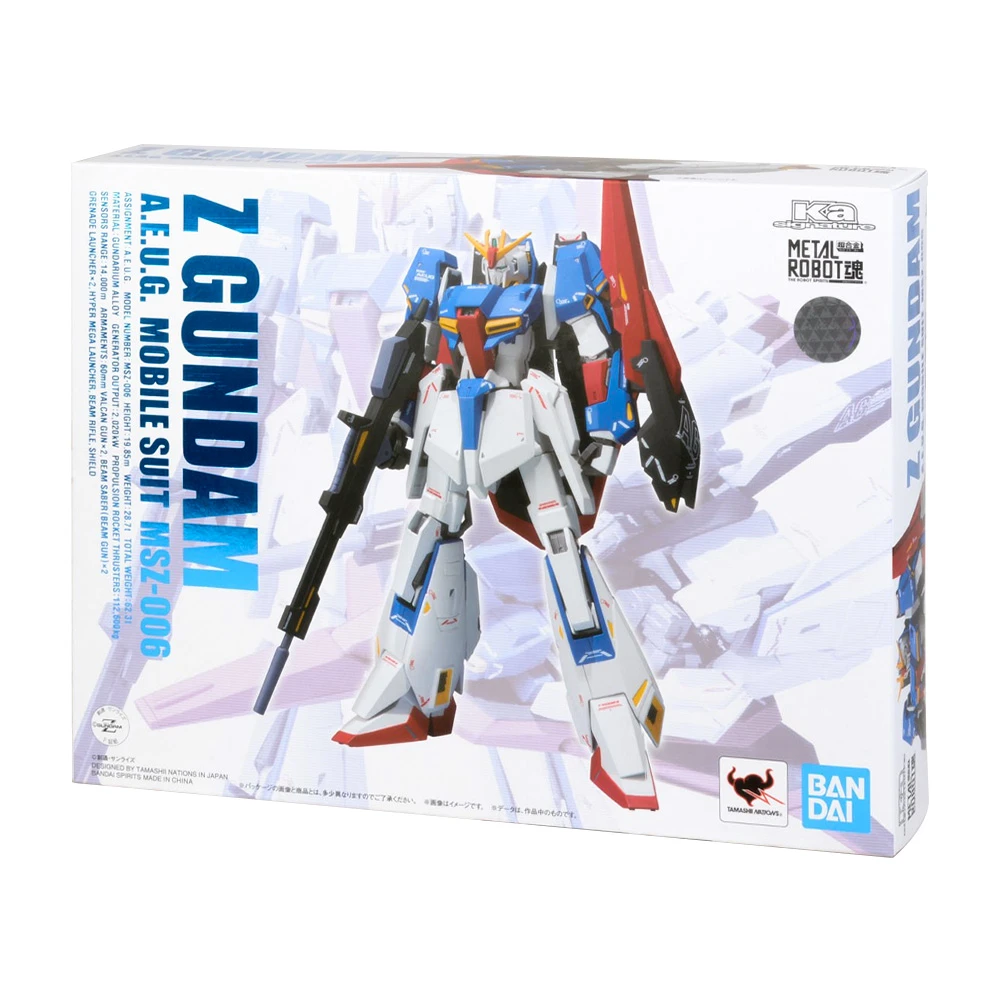 BANDAI METAL ROBOT SPIRITS Z GUNDAM KA SIGNATURE