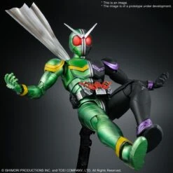 BANDAI KAM75685 MG FIG RISE ART KAMEN RIDER DOUBLE CYCLONE JOKER -Jouet Modèle Boutique mgfrsa kamen rider double o4