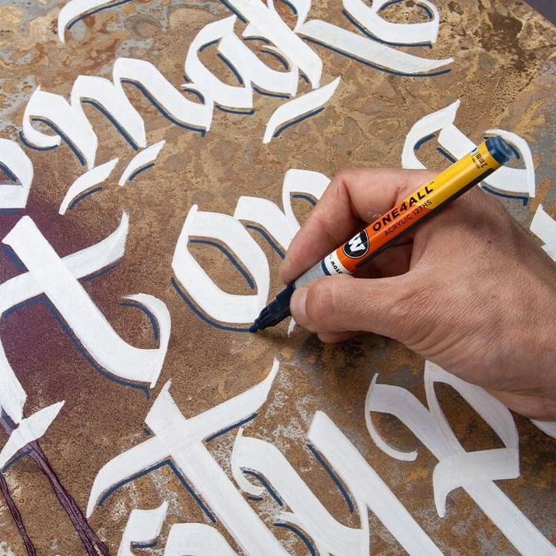 MOLOTOW ACRILYC MARKER ONE4ALL 2MM WALLET SET 6PCS 6 MOLOTOW ACRILYC MARKER ONE4ALL 2MM WALLET SET 6PCS – Image 4