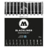 MOLOTOW BLACKLINER WALLET COMPLETE SET 11PCS -Jouet Modèle Boutique mw200485