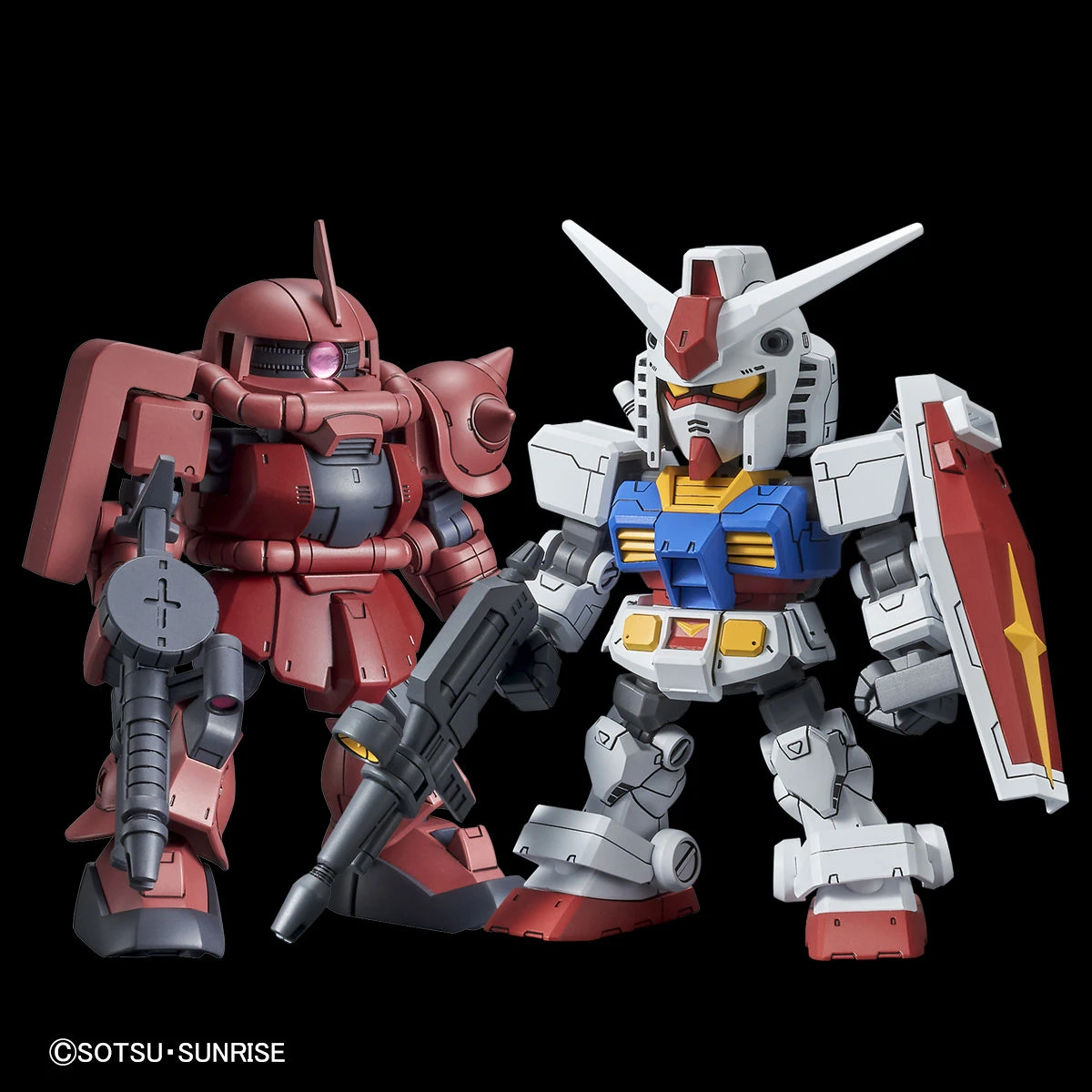 BANDAI GUN60276 GUNPLA SD CROSS SILHOUETTE RX-78-2 & MS-06S ZAKU II 5 BANDAI GUN60276 GUNPLA SD CROSS SILHOUETTE RX-78-2 & MS-06S ZAKU II – Image 3