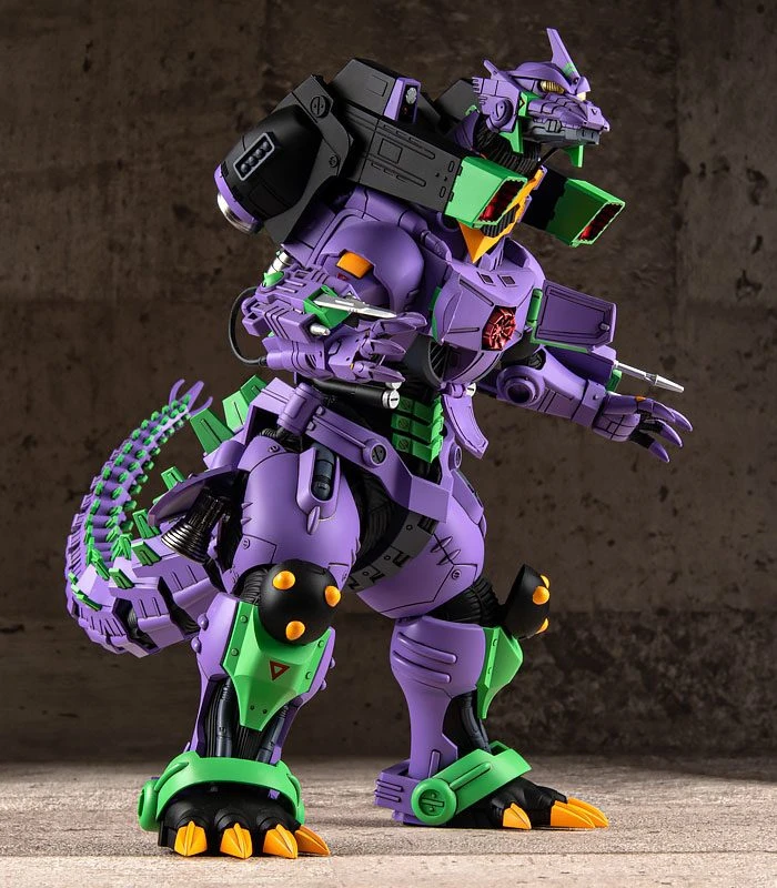 AOSHIMA GODZILLA VS EVANGELION MAQUETTE TYPE-3 KIRYU EVA UNIT-01 COLOR VER. 24 CM 7 AOSHIMA GODZILLA VS EVANGELION MAQUETTE TYPE-3 KIRYU EVA UNIT-01 COLOR VER. 24 CM – Image 5