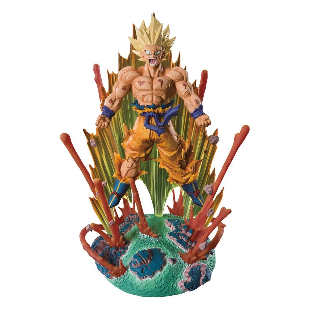 BANDAI Dragon Ball Z Statuette PVC FiguartsZERO (Extra Battle) Super Saiyan Son Goku -Are You Talking About Krillin?!!!!!- 27 Cm