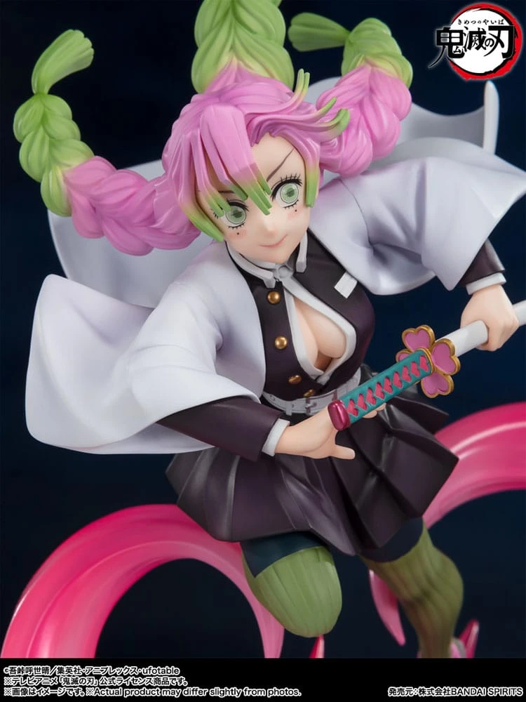 BANDAI Demon Slayer: Kimetsu No Yaiba Statuette PVC FiguartsZERO Mitsuri Kanroji 22 Cm 5 BANDAI Demon Slayer: Kimetsu No Yaiba Statuette PVC FiguartsZERO Mitsuri Kanroji 22 Cm – Image 3