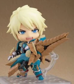 MONSTER HUNTER WORLD ICEBORNE FIGURINE NENDOROID HUNTER: MALE ZINOGRE ALPHA ARMOR VER. DX 10 CM -Jouet Modèle Boutique x cap12175 c