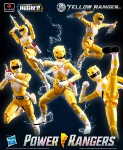 FLAME TOYS Power Rangers Figurine Furai Model Plastic Model Kit Yellow Ranger 13 Cm -Jouet Modèle Boutique x flto20220702y f