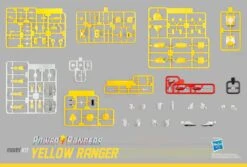 FLAME TOYS Power Rangers Figurine Furai Model Plastic Model Kit Yellow Ranger 13 Cm -Jouet Modèle Boutique x flto20220702y g