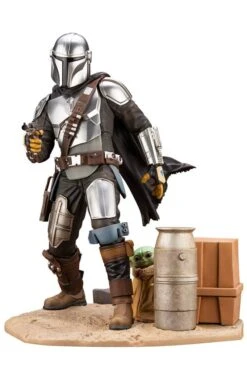 KOTOBUKIYA Star Wars Mandalorian ArtFx 1/7 Mandalorian & The Child 26cm