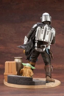 KOTOBUKIYA Star Wars Mandalorian ArtFx 1/7 Mandalorian & The Child 26cm -Jouet Modèle Boutique x ktosw178 e