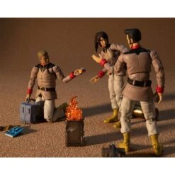 MEGAHOUSE MOBILE SUIT GUNDAM PACK 3 FIGURINES G.M.G. EARTH FEDERATION ARMY SOLDIERS 10 CM -Jouet Modèle Boutique x meho830563 g